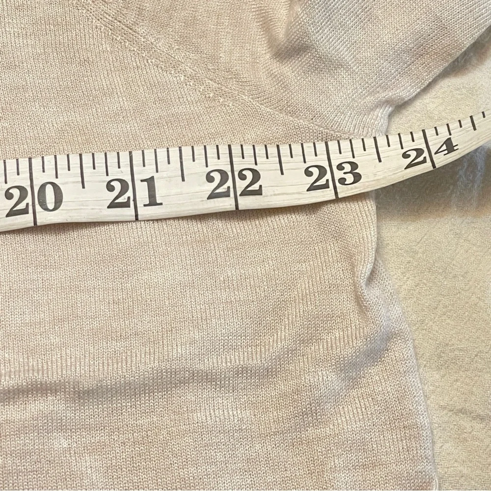 NWT Jenni Kayne Cashmere Silk Cardigan in Oatmeal XXL Lightweight Euro Summer - Picture 5 of 12